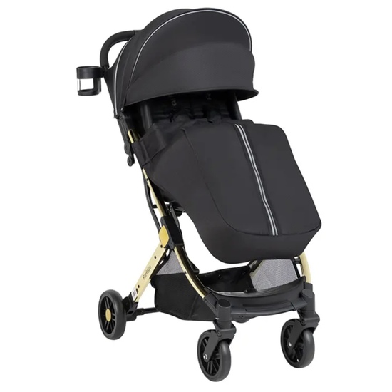 Коляска прогулочная Farfello Comfy Go Chrome Chrome Golden Black - 4